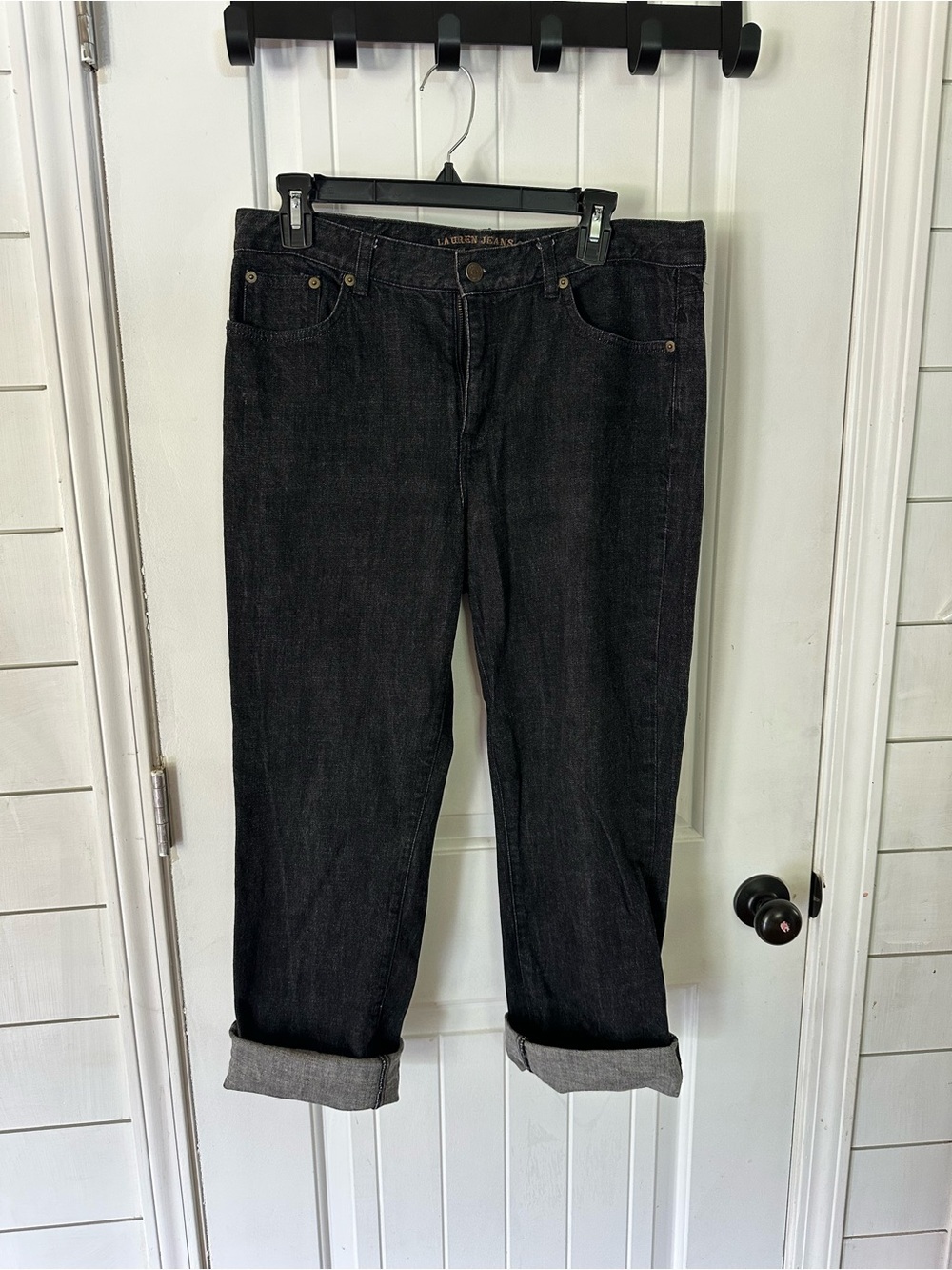 Ralph Lauren Black Straight Leg Jeans